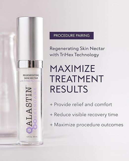 Alastin Regenerating Skin Nectar with TriHex Technology on a light gray background