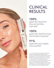 ALASTIN skincare product with clinical results text on a white background
