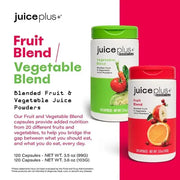 Juice Plus+ Fruit & Vegetable Blend 20+ nutrients for immune support antioxidant-rich health.