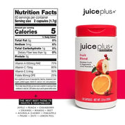Juice Plus+ Fruit Blend nutrition facts reveal antioxidants from different fruits.