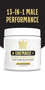 King Maker 13 in 1 Supplement Men's Complete Wellness Formula. Vitamins Advanced nutrition 120 Count