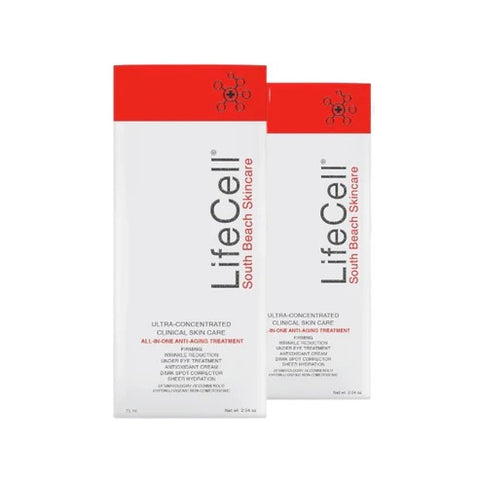 LifeCell All-In-One Anti-Aging Cream – Advanced Wrinkle, Fine Line &amp; Dark Circle Treatment (2.54 oz)