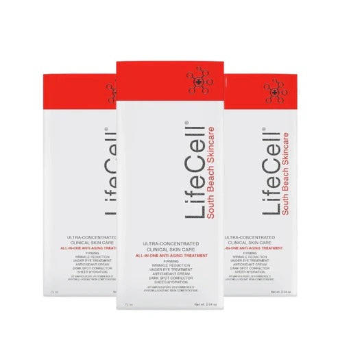 LifeCell All-In-One Anti-Aging Cream – Advanced Wrinkle, Fine Line &amp; Dark Circle Treatment (2.54 oz)