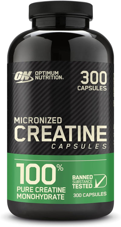 Optimum Nutrition Micronized Creatine - 300 Capsules. Ea Stores.